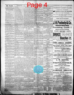 Page thumbnail for The Fremont County Record