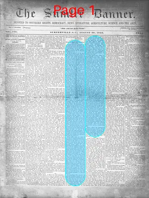 Page thumbnail for The Sumter Banner