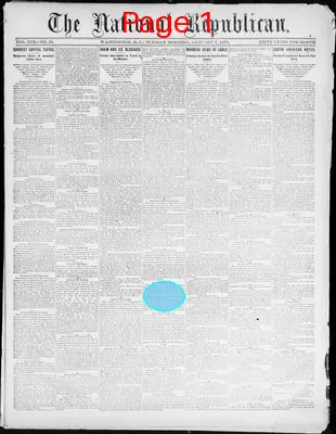 Page thumbnail for National Republican (Washington City