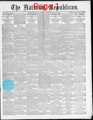 Page thumbnail for National Republican (Washington City