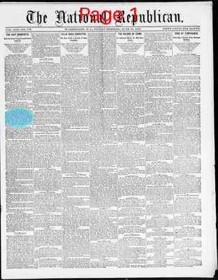 Page thumbnail for National Republican (Washington City