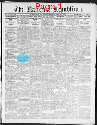 Page thumbnail for National Republican (Washington City