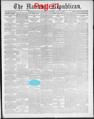 Page thumbnail for National Republican (Washington City