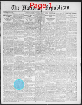 Page thumbnail for National Republican (Washington City