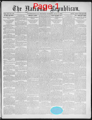 Page thumbnail for National Republican (Washington City