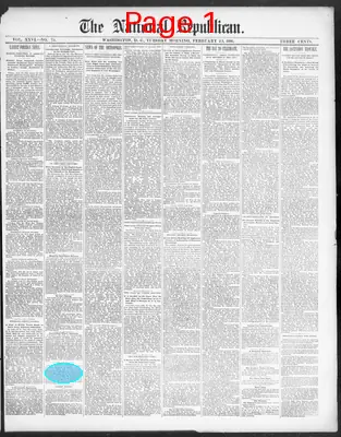 Page thumbnail for National Republican (Washington City