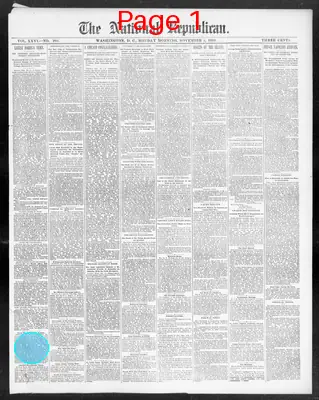 Page thumbnail for National Republican (Washington City