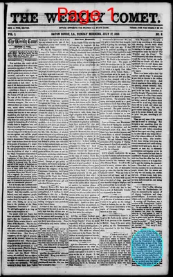 Page thumbnail for The Weekly Comet