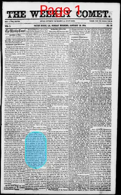 Page thumbnail for The Weekly Comet
