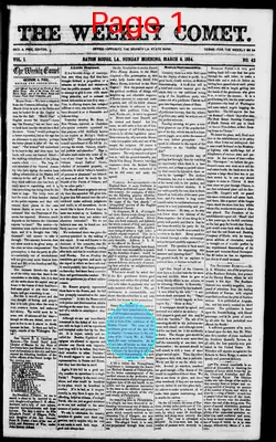 Page thumbnail for The Weekly Comet