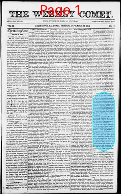 Page thumbnail for The Weekly Comet