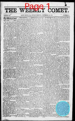Page thumbnail for The Weekly Comet