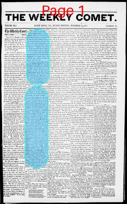 Page thumbnail for The Weekly Comet