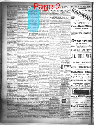 Page thumbnail for The Lake Charles Echo