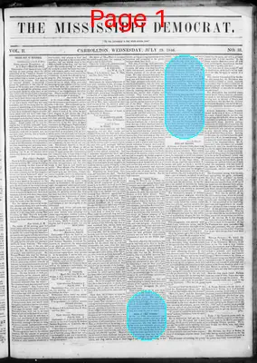 Page thumbnail for Mississippi Democrat