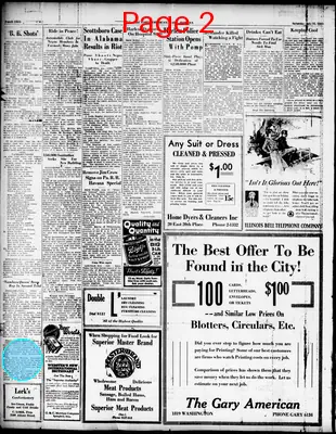 Page thumbnail for The Gary American