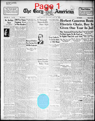 Page thumbnail for The Gary American
