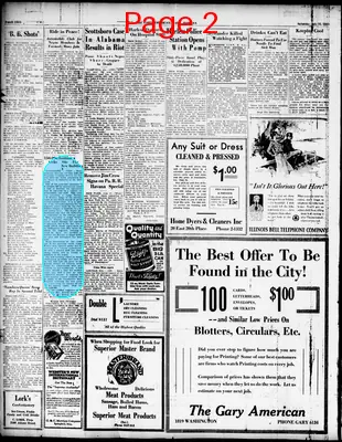 Page thumbnail for The Gary American