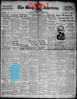 Page thumbnail for The Gary American