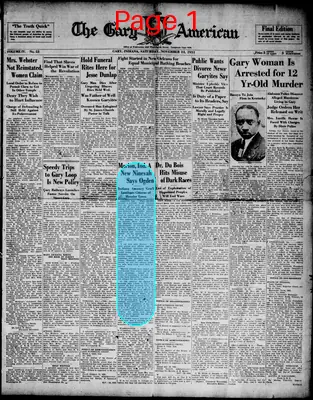 Page thumbnail for The Gary American