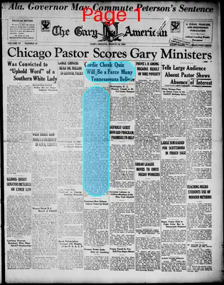 Page thumbnail for The Gary American