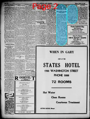 Page thumbnail for The Gary American