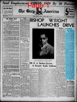 Page thumbnail for The Gary American