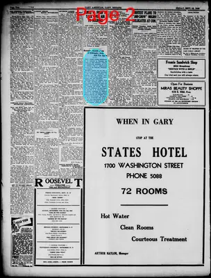 Page thumbnail for The Gary American