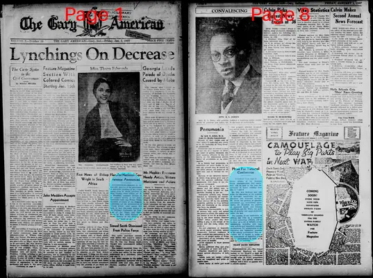 Page thumbnail for The Gary American