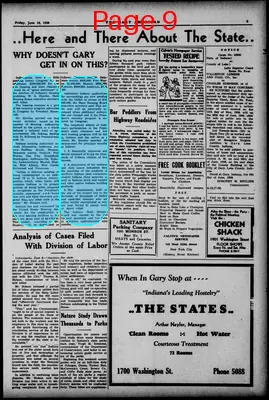 Page thumbnail for The Gary American