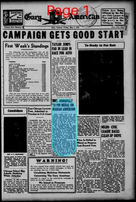 Page thumbnail for The Gary American