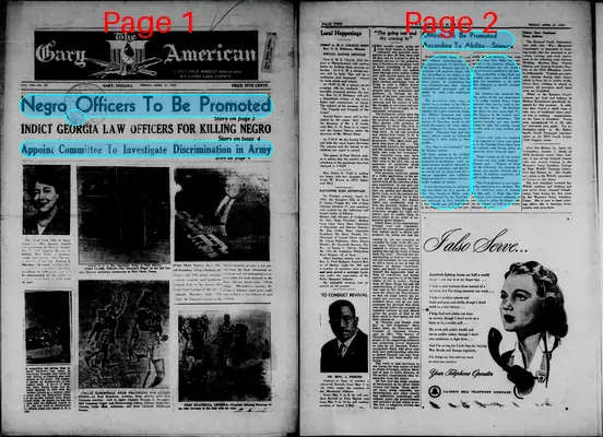 Page thumbnail for The Gary American