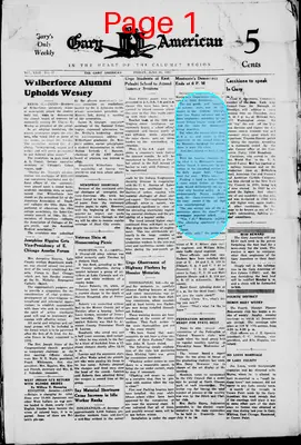 Page thumbnail for The Gary American