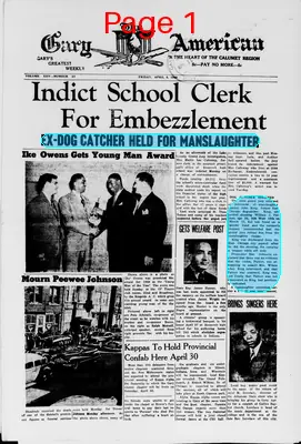 Page thumbnail for The Gary American