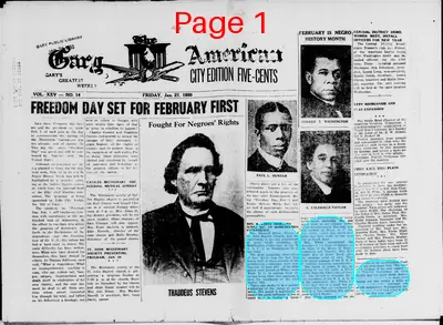 Page thumbnail for The Gary American