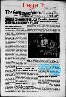 Page thumbnail for The Gary American