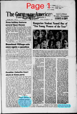 Page thumbnail for The Gary American