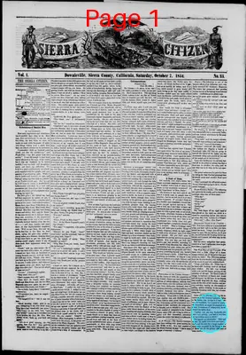 Page thumbnail for The Sierra Citizen
