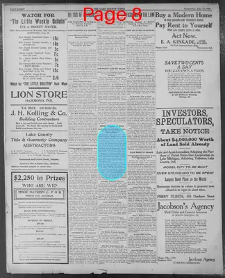 Page thumbnail for The Lake County Times
