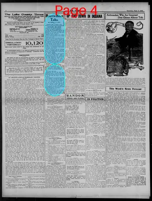 Page thumbnail for The Lake County Times
