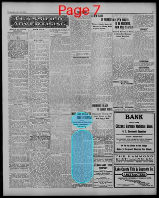 Page thumbnail for The Lake County Times