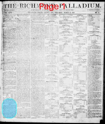 Page thumbnail for The Richmond Palladium