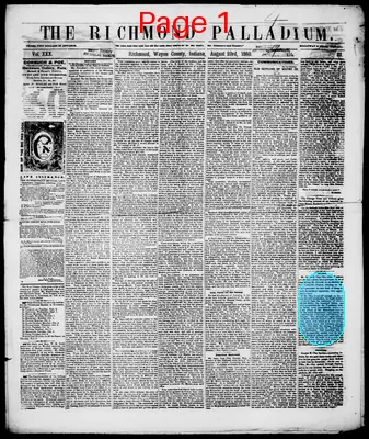 Page thumbnail for The Richmond Palladium