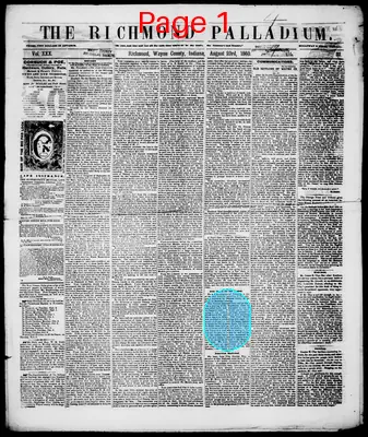 Page thumbnail for The Richmond Palladium