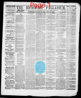 Page thumbnail for The Richmond Palladium