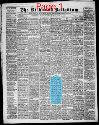 Page thumbnail for The Richmond Palladium