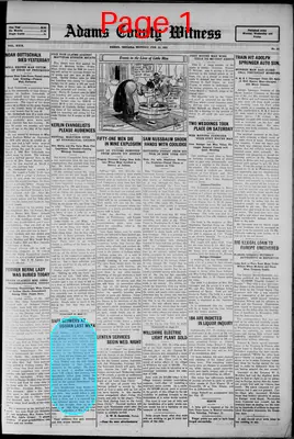 Page thumbnail for Adams County Witness