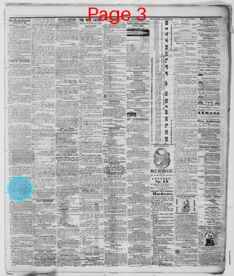 Page thumbnail for Evansville Daily Journal