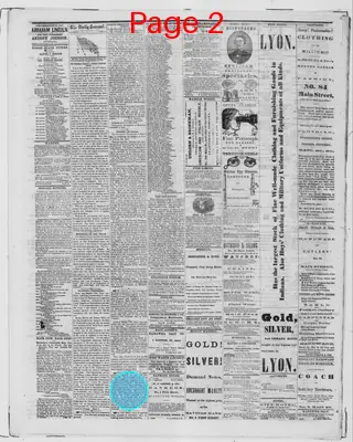 Page thumbnail for Evansville Daily Journal