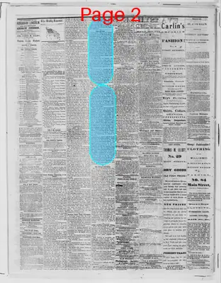 Page thumbnail for Evansville Daily Journal